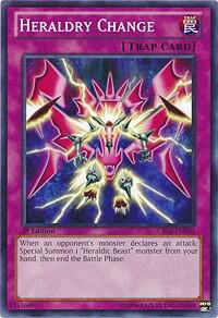 Heraldry Change - Cosmo Blazer (CBLZ) #CBLZ-EN070 - Common / Short Print YuGiOh Trading Card