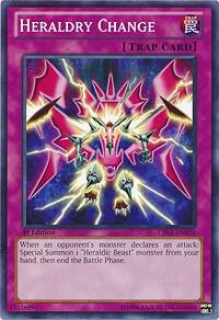Heraldry Change - Cosmo Blazer YuGiOh trading card