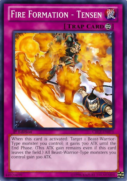Fire Formation - Tensen trading card from Cosmo Blazer Fire Formation - Tensen - Cosmo Blazer YuGiOh trading card