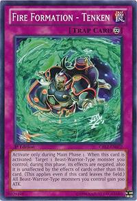 Fire Formation - Tenken - Cosmo Blazer YuGiOh trading card