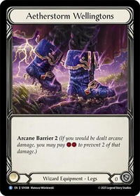 Aetherstorm Wellingtons - Silver Age Chapter 1  #SIY008 - Rare Flesh and Blood Trading Card