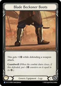 Blade Beckoner Boots (SIY009) - Silver Age Chapter 1  #SIY009 - Rare Flesh and Blood Trading Card