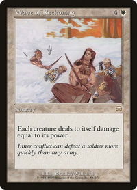 Wave of Reckoning - Mercadian Masques (MMQ) #56 - Rare Magic: The Gathering Trading Card