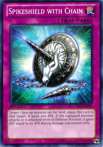 Spikeshield with Chain - Cosmo Blazer (CBLZ) #CBLZ-EN076 - Common / Short Print YuGiOh Trading Card