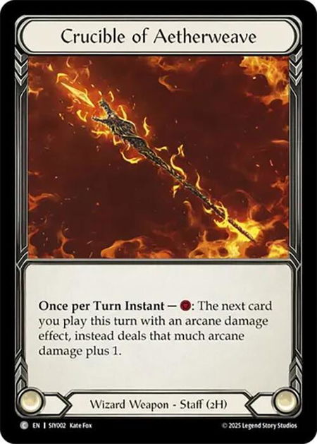 Crucible of Aetherweave - Silver Age Chapter 1 Flesh and Blood trading card