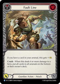 Fault Line - Silver Age Chapter 1  #SBR018 - Rare Flesh and Blood Trading Card