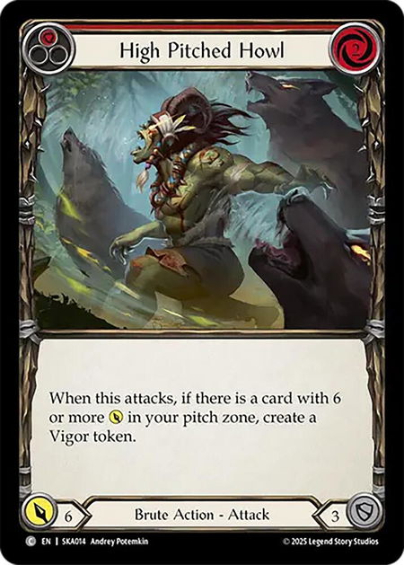 High Pitched Howl - Silver Age Chapter 1 Flesh and Blood trading card