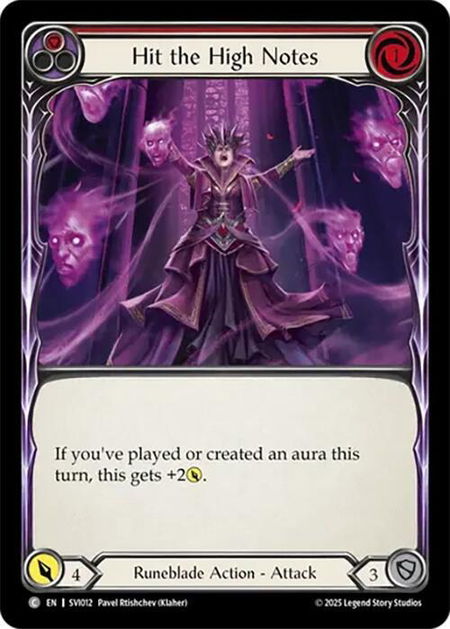 Hit the High Notes - Silver Age Chapter 1 Flesh and Blood trading card