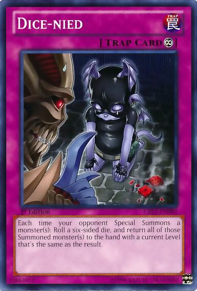 Dice-Nied - Cosmo Blazer YuGiOh trading card