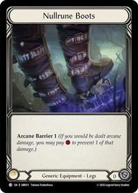 Nullrune Boots (SBR011) - Silver Age Chapter 1  #SBR011 - Common Flesh and Blood Trading Card