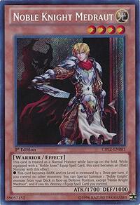 Noble Knight Medraut - Cosmo Blazer YuGiOh trading card