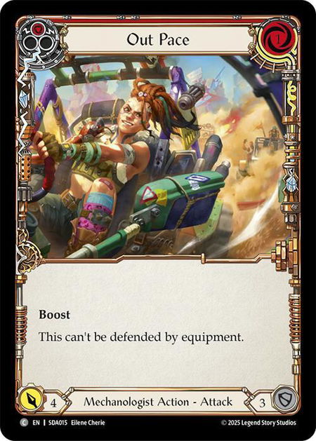 Out Pace - Silver Age Chapter 1 Flesh and Blood trading card