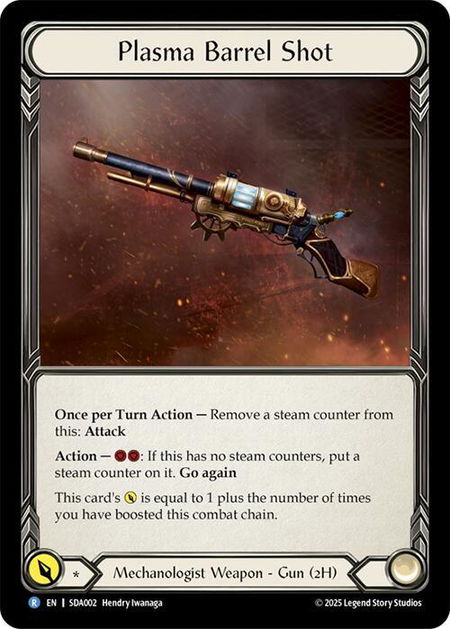 Plasma Barrel Shot - Silver Age Chapter 1 Flesh and Blood trading card