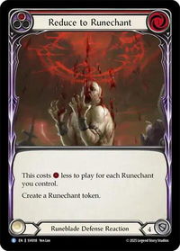 Reduce to Runechant - Silver Age Chapter 1  #SVI018 - Rare Flesh and Blood Trading Card
