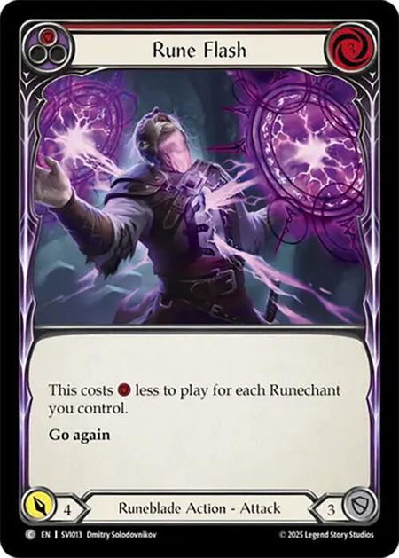 Rune Flash - Silver Age Chapter 1 Flesh and Blood trading card