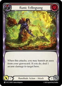 Runic Fellingsong - Silver Age Chapter 1  #SVI015 - Common Flesh and Blood Trading Card