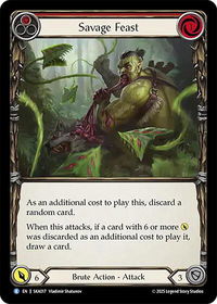 Savage Feast - Silver Age Chapter 1  #SKA017 - Rare Flesh and Blood Trading Card