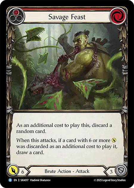 Savage Feast - Silver Age Chapter 1 Flesh and Blood trading card