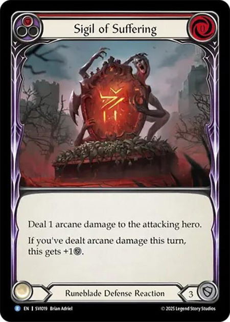 Sigil of Suffering - Silver Age Chapter 1 Flesh and Blood trading card