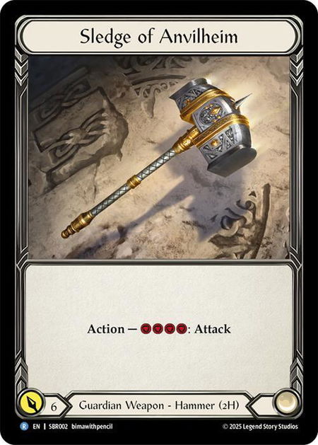 Sledge of Anvilheim - Silver Age Chapter 1 Flesh and Blood trading card