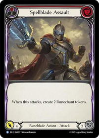 Spellblade Assault (Red) - Silver Age Chapter 1  #SVI017 - Rare Flesh and Blood Trading Card