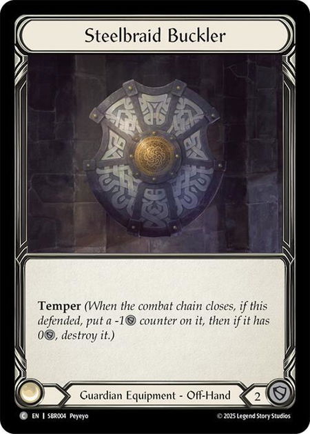 Steelbraid Buckler - Silver Age Chapter 1 Flesh and Blood trading card
