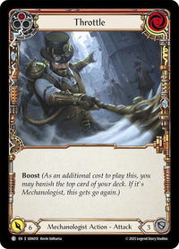 Throttle (Red) - Silver Age Chapter 1  #SDA018 - Common Flesh and Blood Trading Card