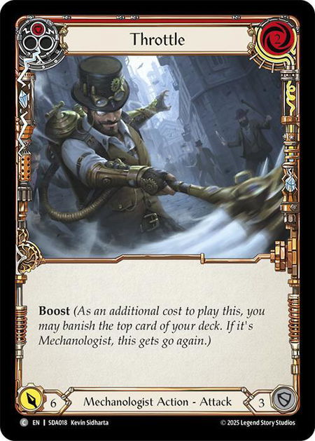 Throttle (Red) - Silver Age Chapter 1 Flesh and Blood trading card