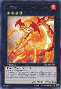 Infernal Flame Vixen - Cosmo Blazer (CBLZ) #CBLZ-EN087 - Rare YuGiOh Trading Card