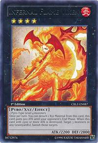 Infernal Flame Vixen - Cosmo Blazer YuGiOh trading card