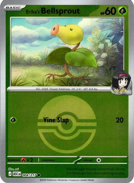 Erika's Bellsprout (Poke Ball) - ME: Ascended Heroes Pokémon trading card