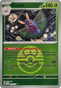 Dustox - 015/217 (Love Ball) - ME: Ascended Heroes (ASC) #015/217 - Uncommon Pokémon Trading Card