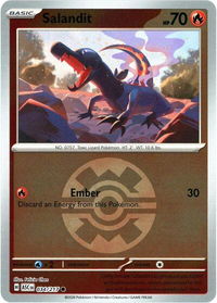 Salandit (Quick Ball) - ME: Ascended Heroes (ASC) #034/217 - Common Pokémon Trading Card