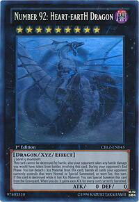 Number 92: Heart-eartH Dragon (Ghost Rare) - Cosmo Blazer (CBLZ) #CBLZ-EN045 - Ghost Rare YuGiOh Trading Card