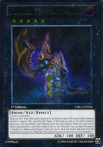 Number 53: Heart-eartH (UTR) - Cosmo Blazer (CBLZ) #CBLZ-EN046 - Ultimate Rare YuGiOh Trading Card