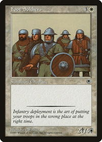 Foot Soldiers - Portal (POR) #16 - Common Magic: The Gathering Trading Card