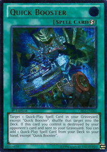 Quick Booster (UTR) - Cosmo Blazer (CBLZ) #CBLZ-EN065 - Ultimate Rare YuGiOh Trading Card