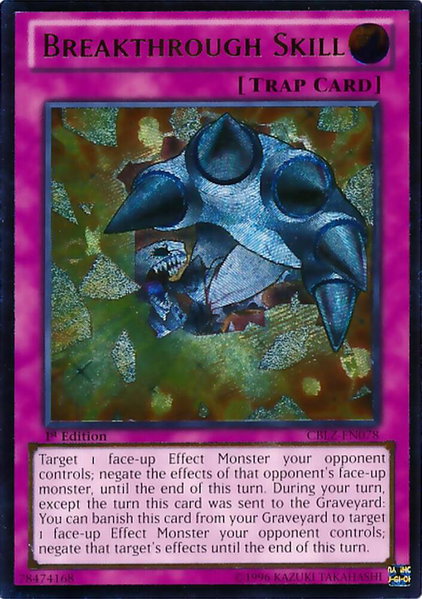 Breakthrough Skill (UTR) trading card from Cosmo Blazer Breakthrough Skill (UTR) - Cosmo Blazer YuGiOh trading card