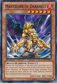Manticore of Darkness - Structure Deck: Onslaught of the Fire Kings (SDOK) #SDOK-EN005 - Common / Short Print YuGiOh Trading Card