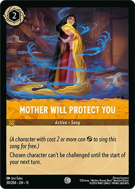Mother Will Protect You trading card from Winterspell Mother Will Protect You - Winterspell Disney Lorcana trading card