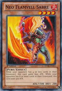 Neo Flamvell Sabre - Structure Deck: Onslaught of the Fire Kings (SDOK) #SDOK-EN011 - Common / Short Print YuGiOh Trading Card