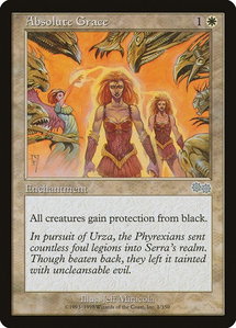 Absolute Grace - Urza's Saga (USG) #1 - Uncommon Magic: The Gathering Trading Card