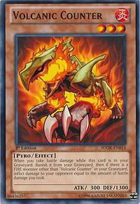 Volcanic Counter - Structure Deck: Onslaught of the Fire Kings (SDOK) #SDOK-EN014 - Common / Short Print YuGiOh Trading Card