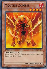 Molten Zombie - Structure Deck: Onslaught of the Fire Kings YuGiOh trading card