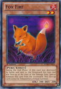 Fox Fire - Structure Deck: Onslaught of the Fire Kings (SDOK) #SDOK-EN018 - Common / Short Print YuGiOh Trading Card