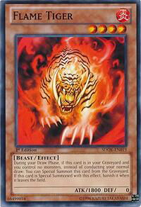 Flame Tiger - Structure Deck: Onslaught of the Fire Kings (SDOK) #SDOK-EN019 - Common / Short Print YuGiOh Trading Card