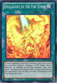 Onslaught of the Fire Kings - Structure Deck: Onslaught of the Fire Kings YuGiOh trading card