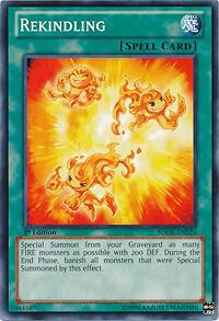 Rekindling - Structure Deck: Onslaught of the Fire Kings YuGiOh trading card