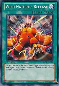 Wild Nature's Release - Structure Deck: Onslaught of the Fire Kings YuGiOh trading card