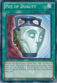 Pot of Duality - Structure Deck: Onslaught of the Fire Kings (SDOK) #SDOK-EN027 - Common / Short Print YuGiOh Trading Card